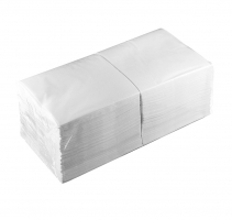 Салфетки бумажные 2-слойные 33х33 белые 200 штук в упаковке в коробке 9 упаковок